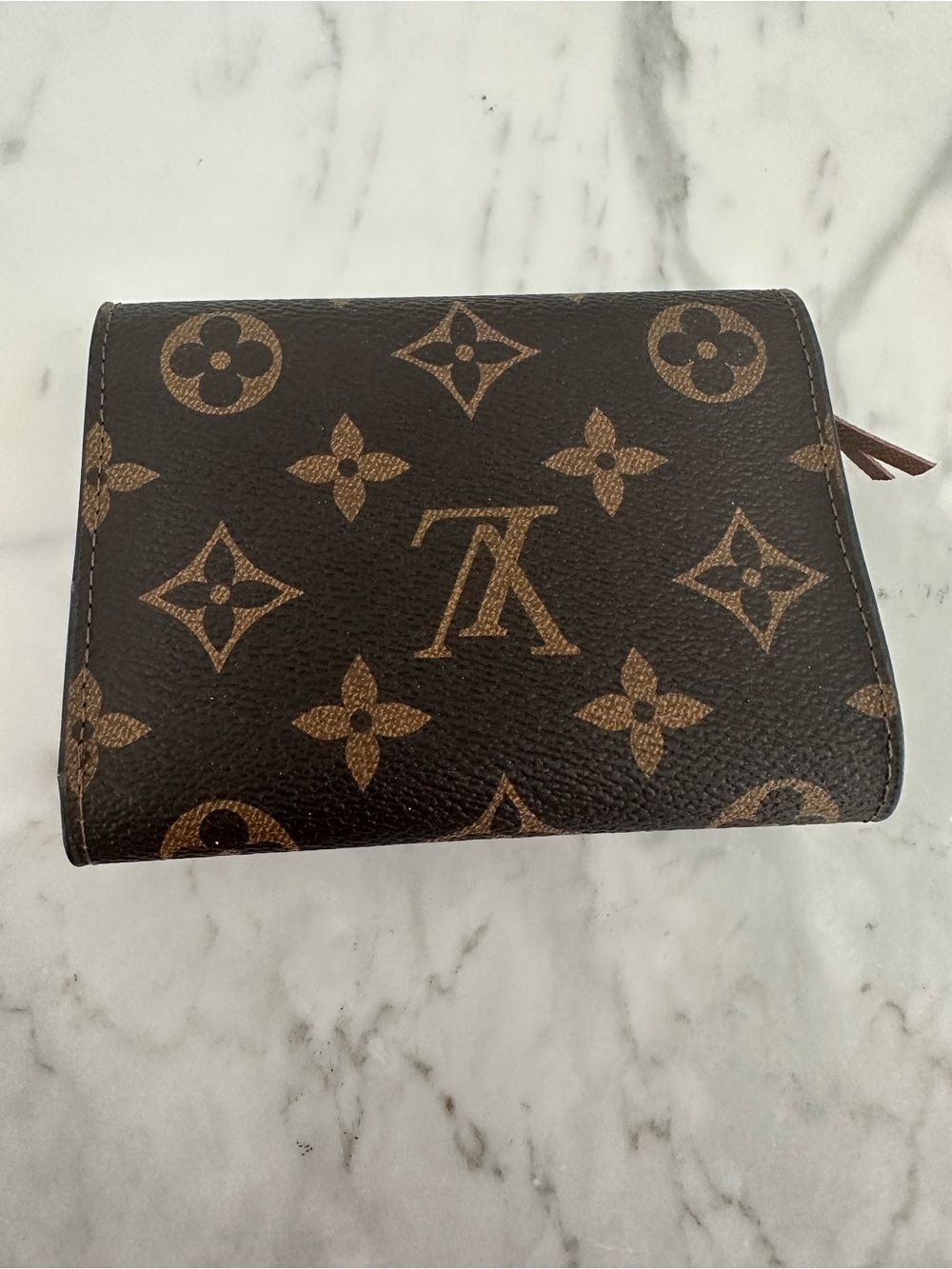 Monogram Canvas Small Envelope Wallet in Brown - Picture 2 of 7